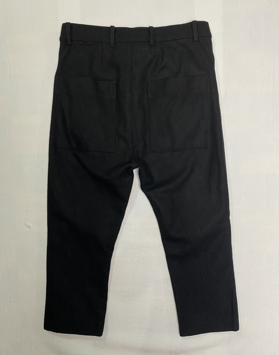 Basisbroek - Basisbroek Wool Cropped Pants Belgium Made Products - 4