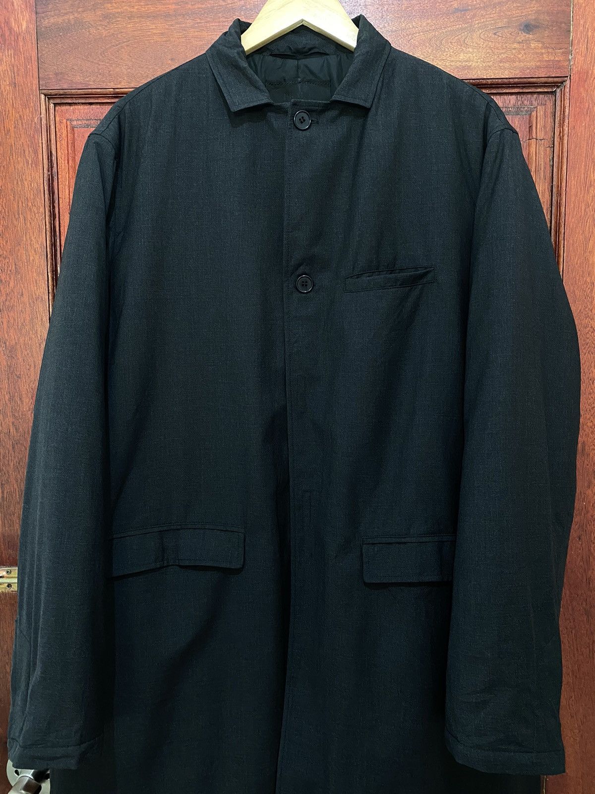 Prada Trench Coat Wool Padded Jacket Perfect Condition - 8