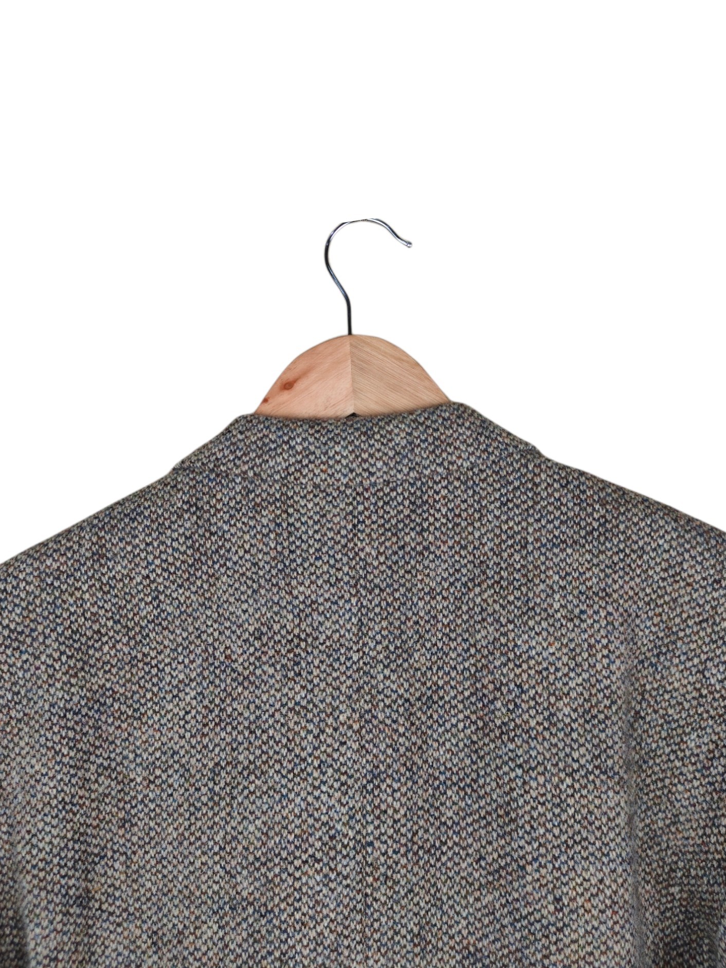 Japanese Brand - Papas x Harris Tweed Wool Blazer Coat - 4