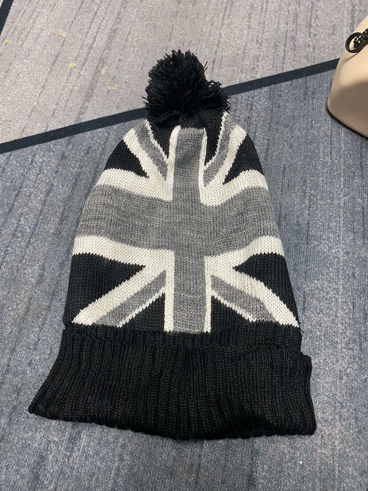 Streetwear - Daiso Brand Great Britain Design Style Beanie Hat - 4