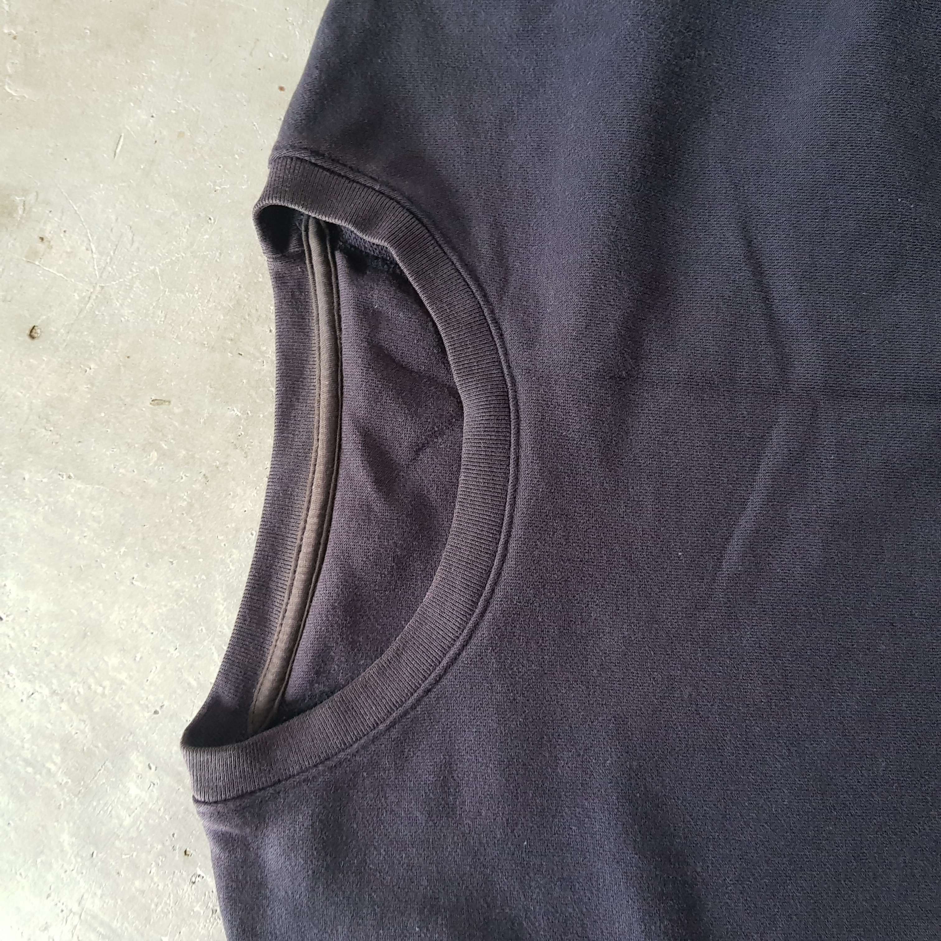 Uniqlo - Vintage 90's UNIQLO Dark Blue Plain Sweatshirts Crewneck - 3