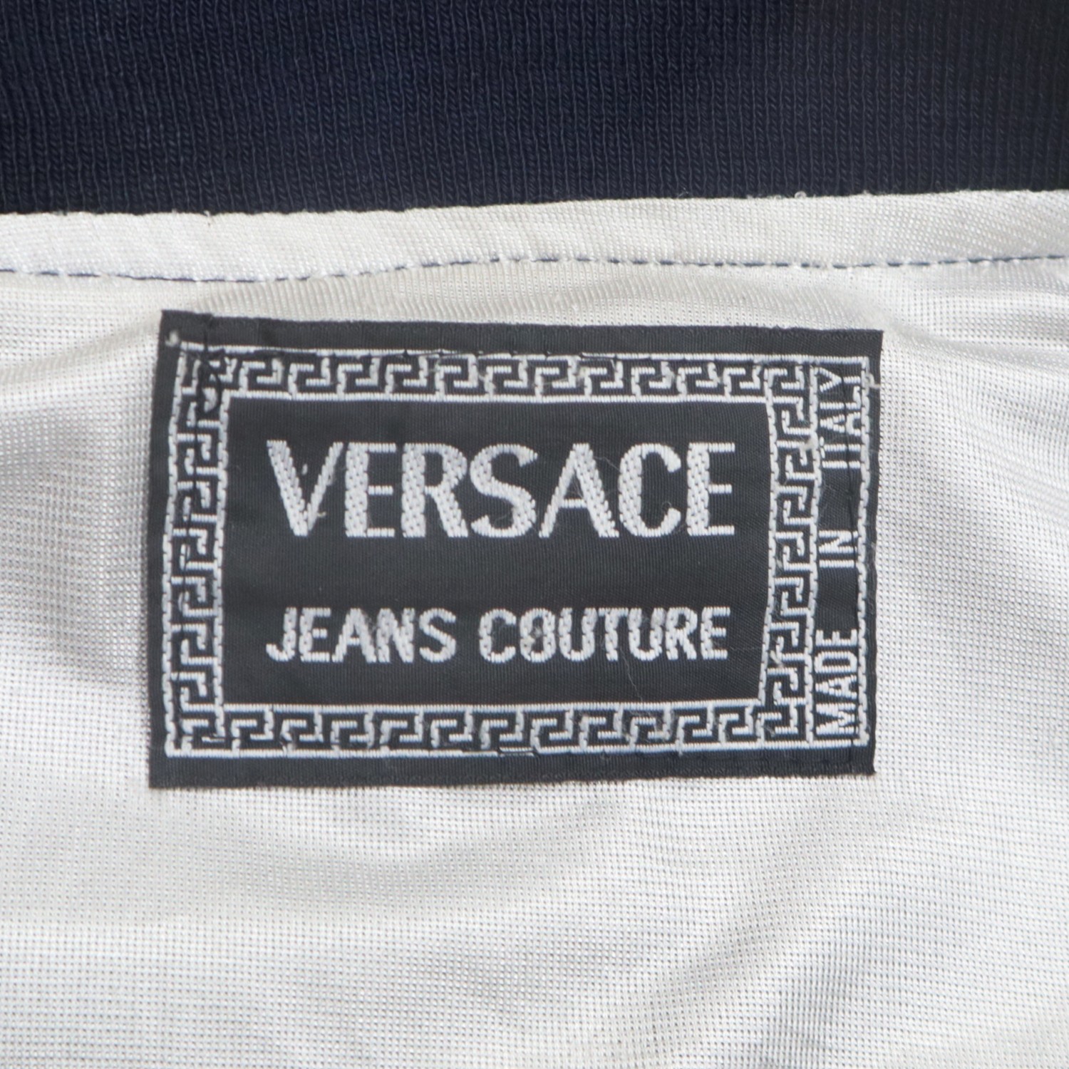Vintage 90s VERSACE JEANS COUTURE Big Logo Bomber Windbreaker Jacket Made In Italy - 7