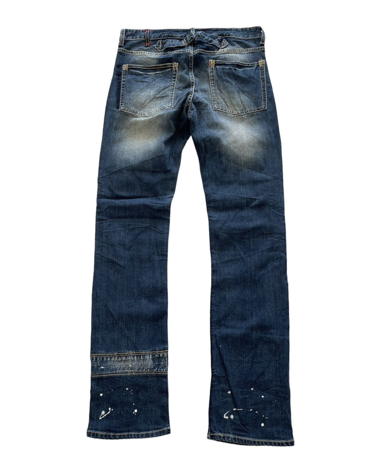 Japanese Brand - PPFM Denim Jeans Ripped style Distressed - 2