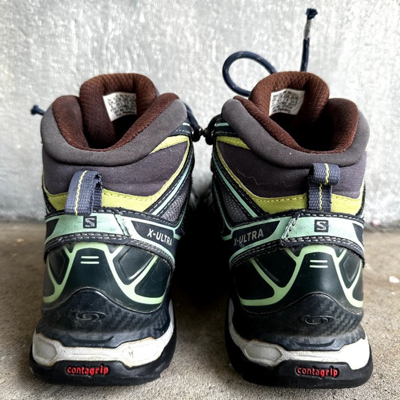 Salomon Hiking Boots/Shoes X Ultra 3 Mid GTX Contagrip Lace Up Multicolor 7.5 - 5