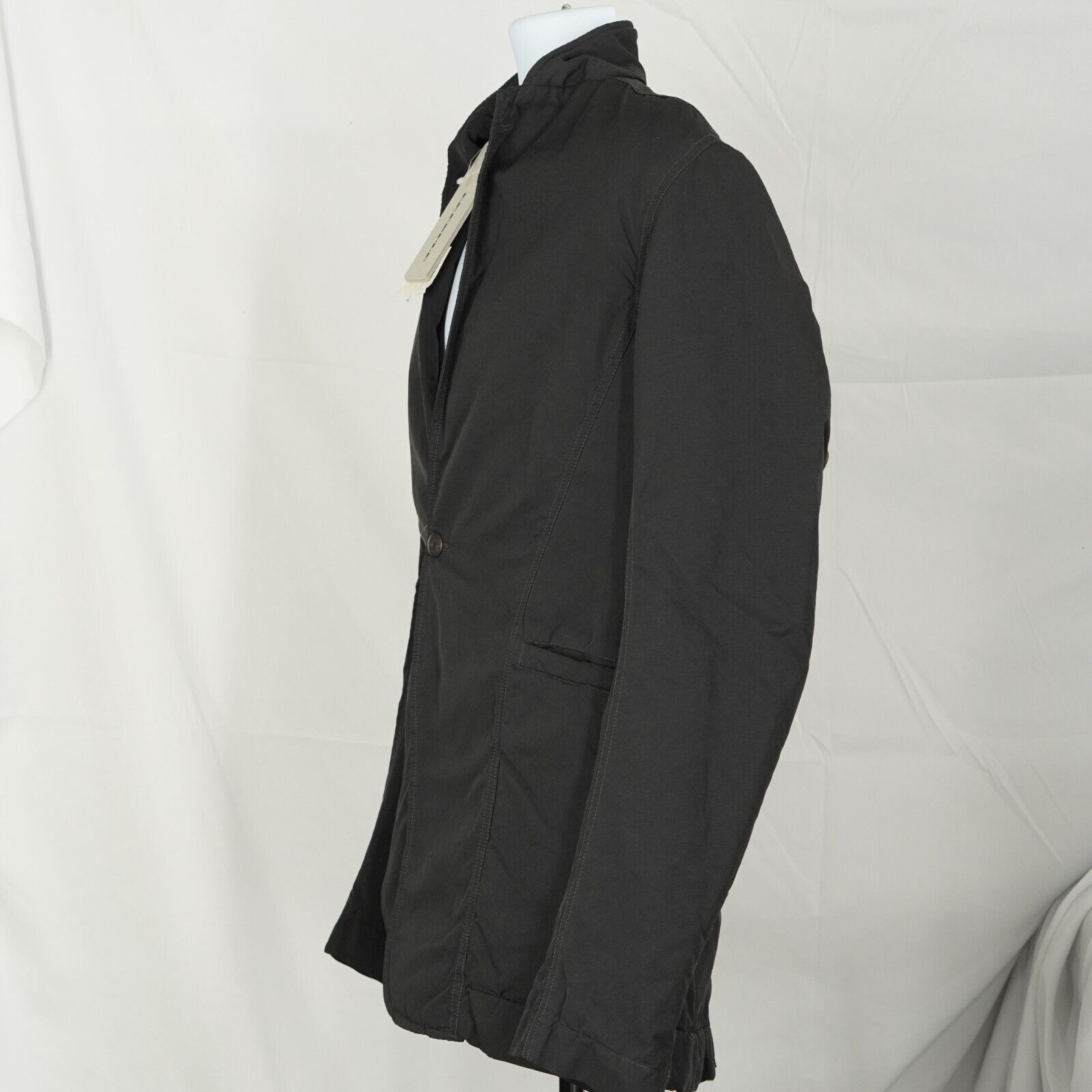Rick Owens Drkshdw Long Black Blazer Quilted Murray - Large - 3