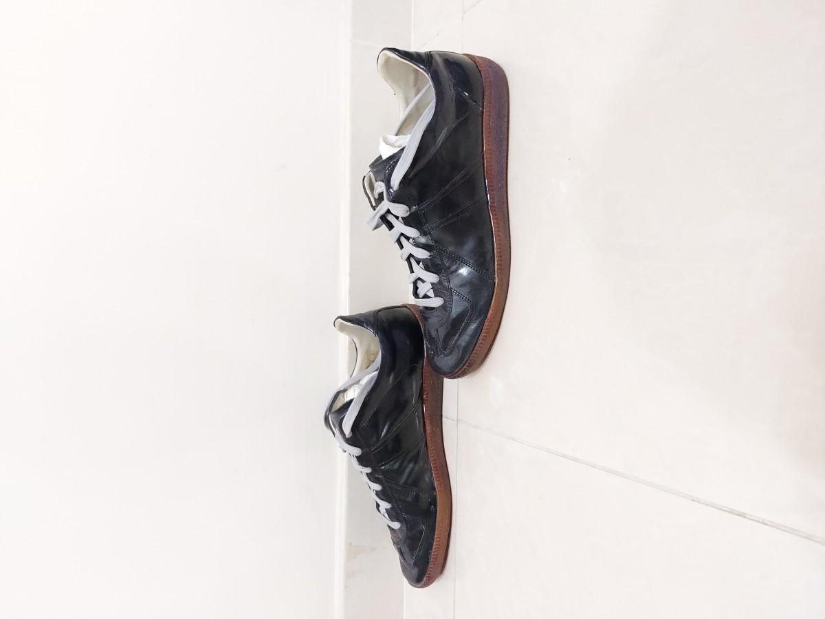 Patent Leather Gat Replica Low Sneakers - 4