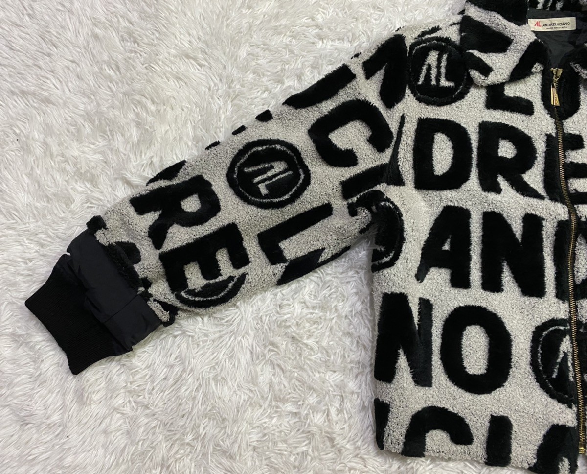 Japanese Brand - Andre Luciano Spellout Fullprint Jacket Nice Design - 4