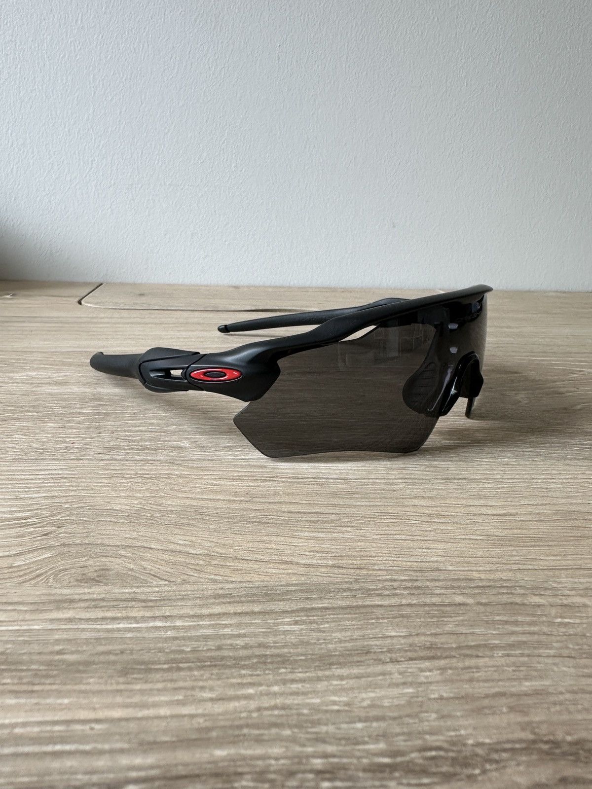 Oakley Radar EV Path Matte Black Gray Red Sunglasses - 3