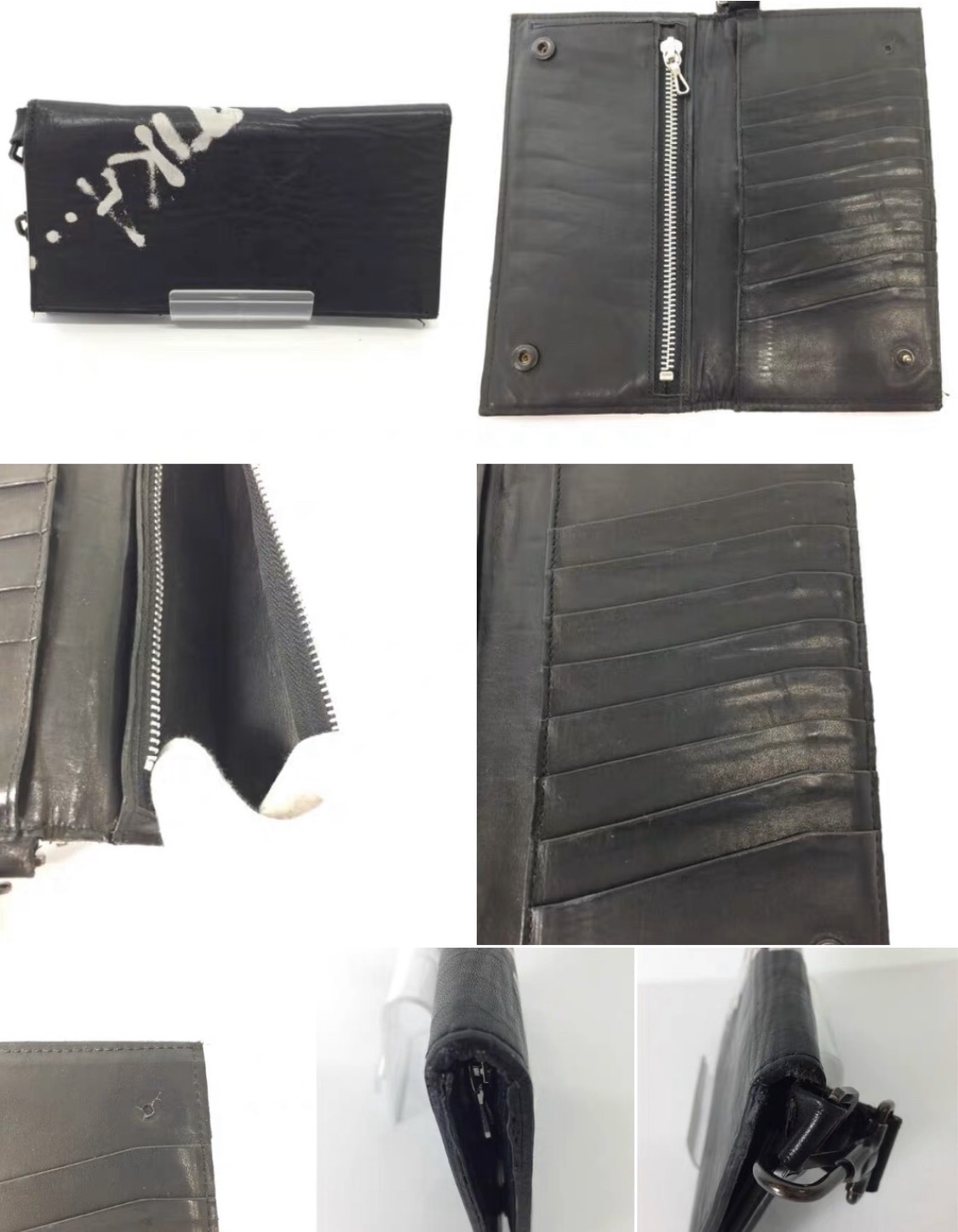 julius 7 leather wallet - 3