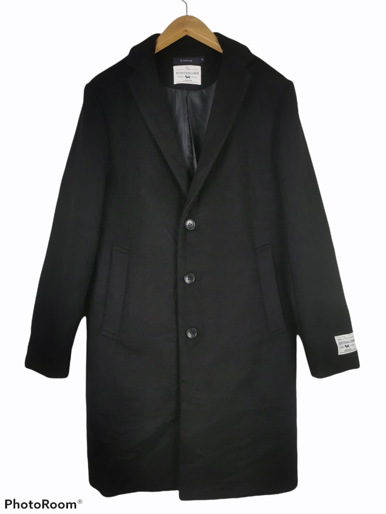 Japanese Brand - Rageblue The Australian Merino Wool Long Jacket