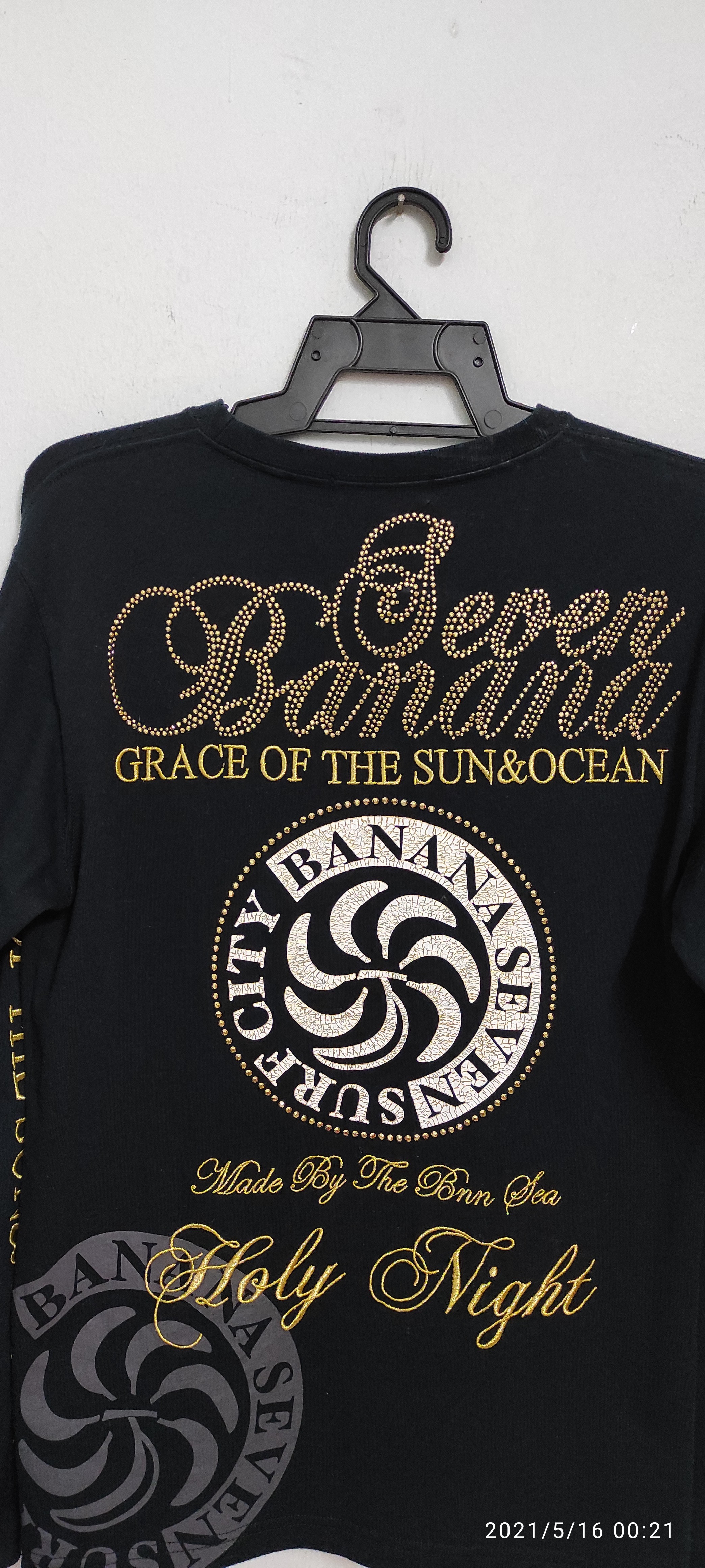 Japanese Brand - BANANA SEVEN with multi embroidered and rhinestone sequin shirt - 8
