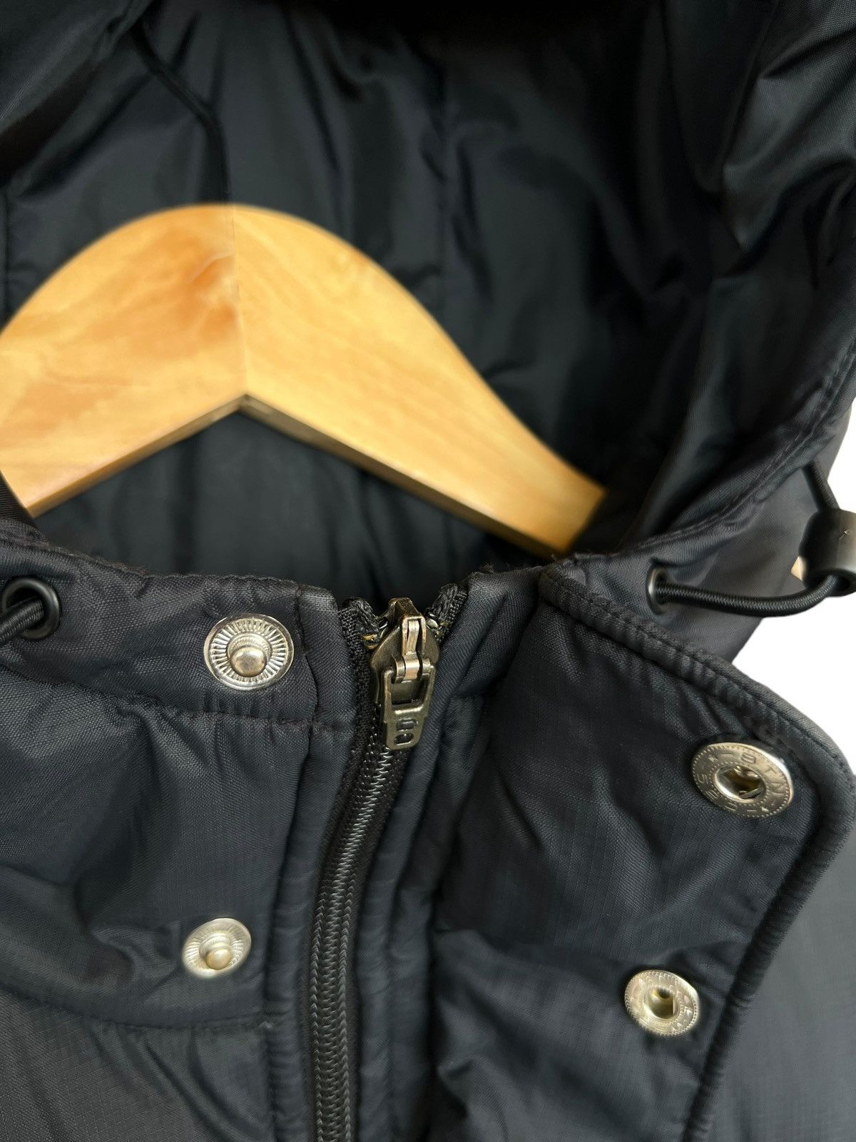 Vintage Nike Swoosh Black Puffer Jacket Y2K M - 10