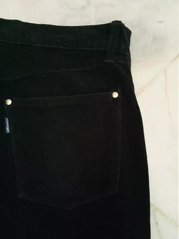 Japanese Brand - HIROMICHI NAKANO Side Line velvet denim pants JP - 8