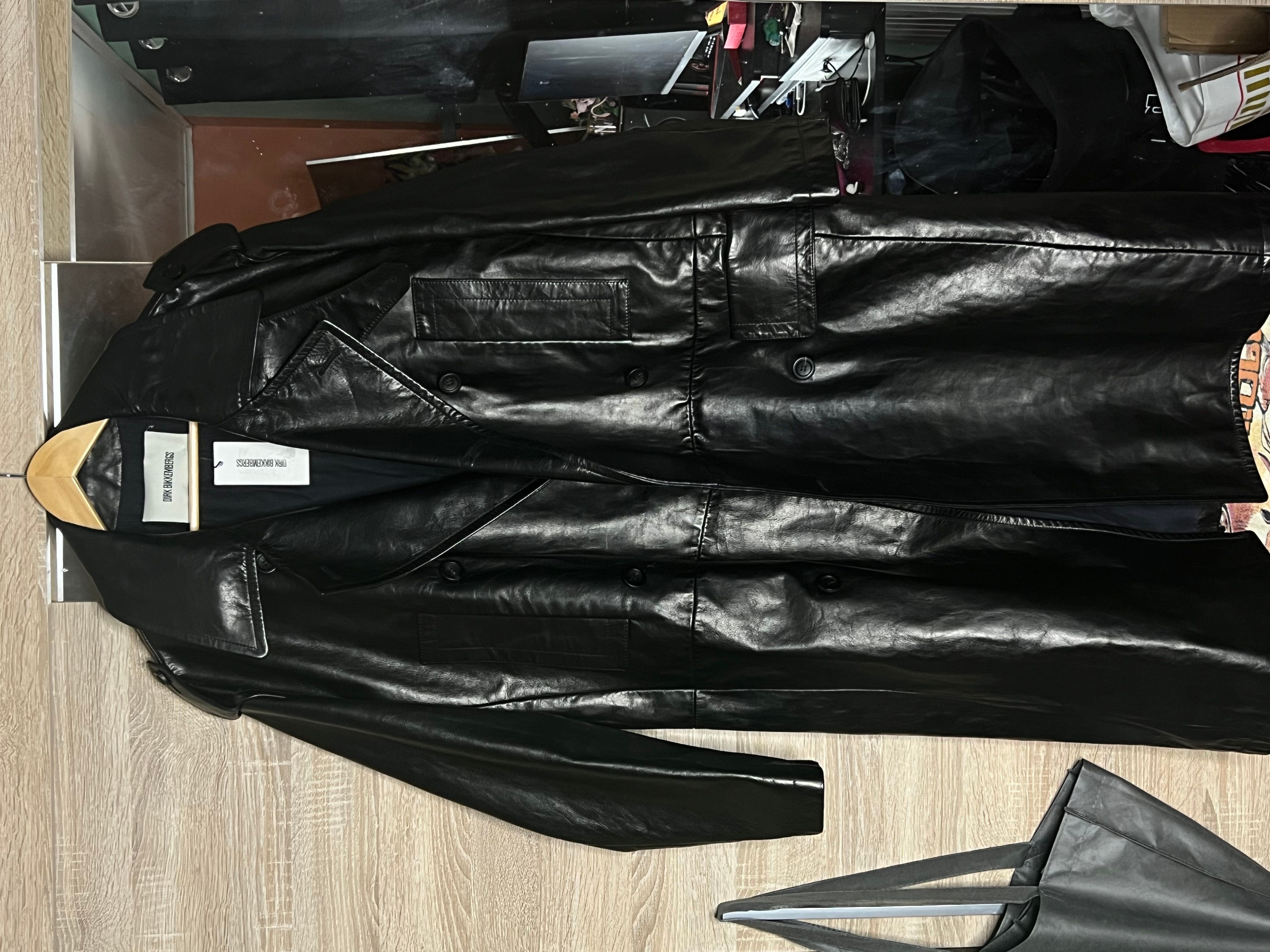 Dirk Bikkembergs leather Coat - 2