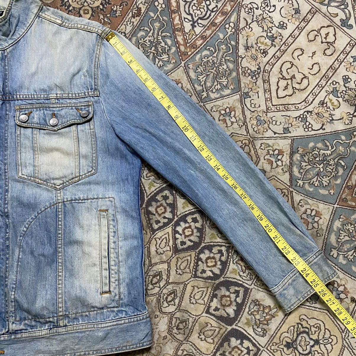 Vintage Dolce&Gabbana Denim Jacket Double Zipper Mudwash - 22