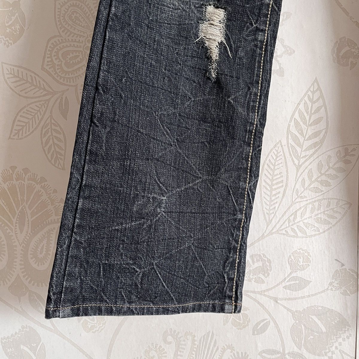 Buzz Rickson's - Rare Distressed Undercover Double Waist Buzz Spunky Jeans - 10