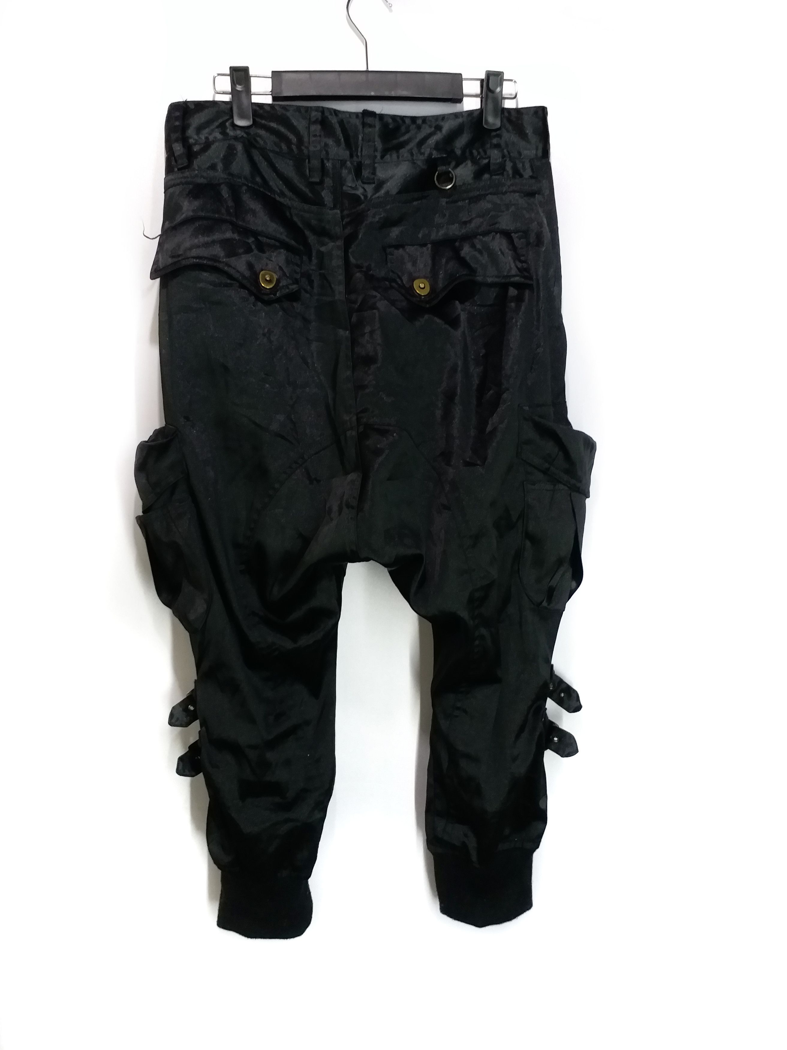 If Six Was Nine - SALE🔥Black Harem Parachute Baggy Pant Sz 30 Japanese Brand - 2