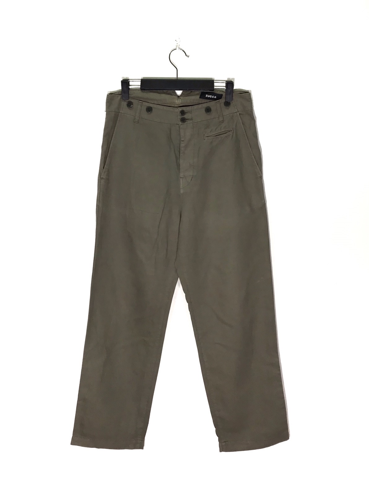 Issey Miyake - Zucca Buckle Back Drop Crouch Baggy Pants Made In Japan - 2