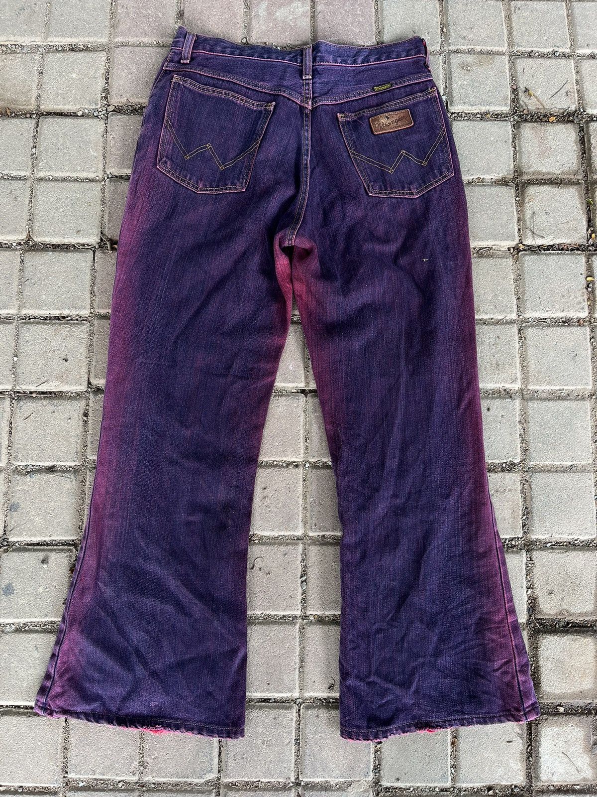 💥Flare Wrangler Dark Purple Denim - 2