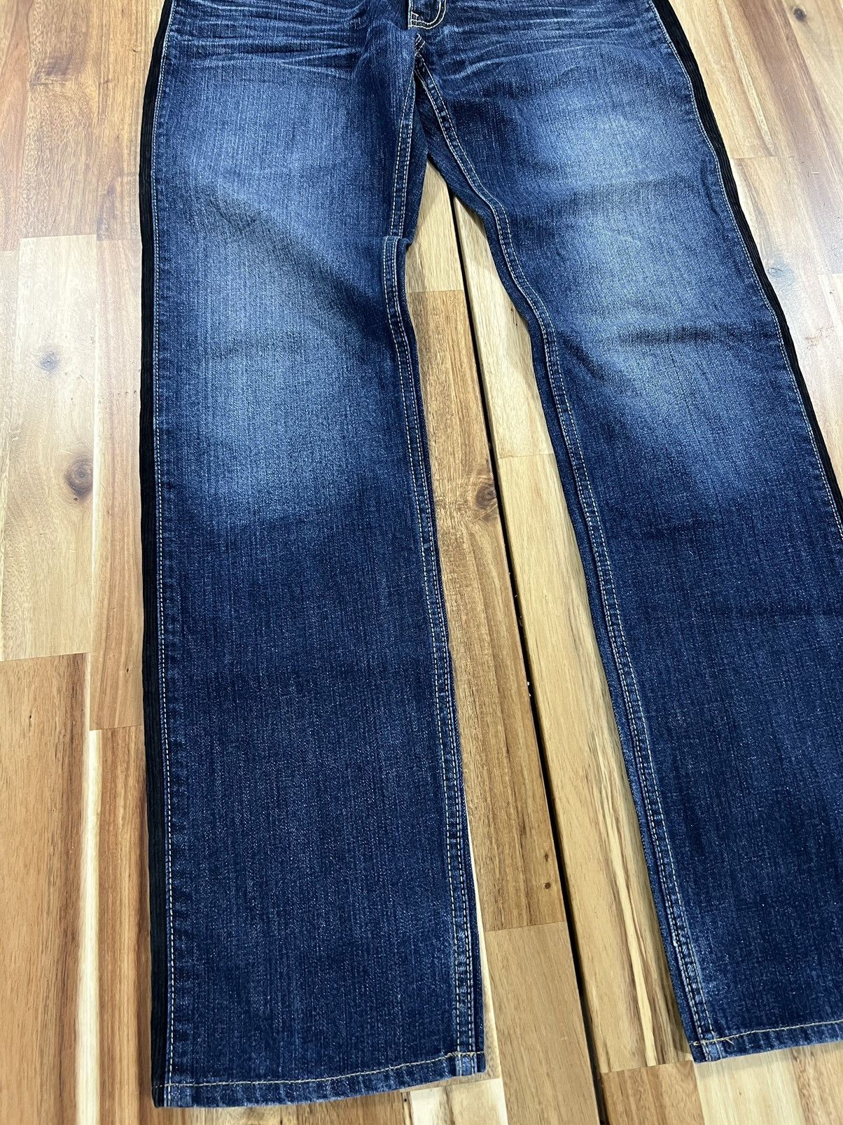 Vintage - Jun & Red Japanese Brand Denim Jeans - 5