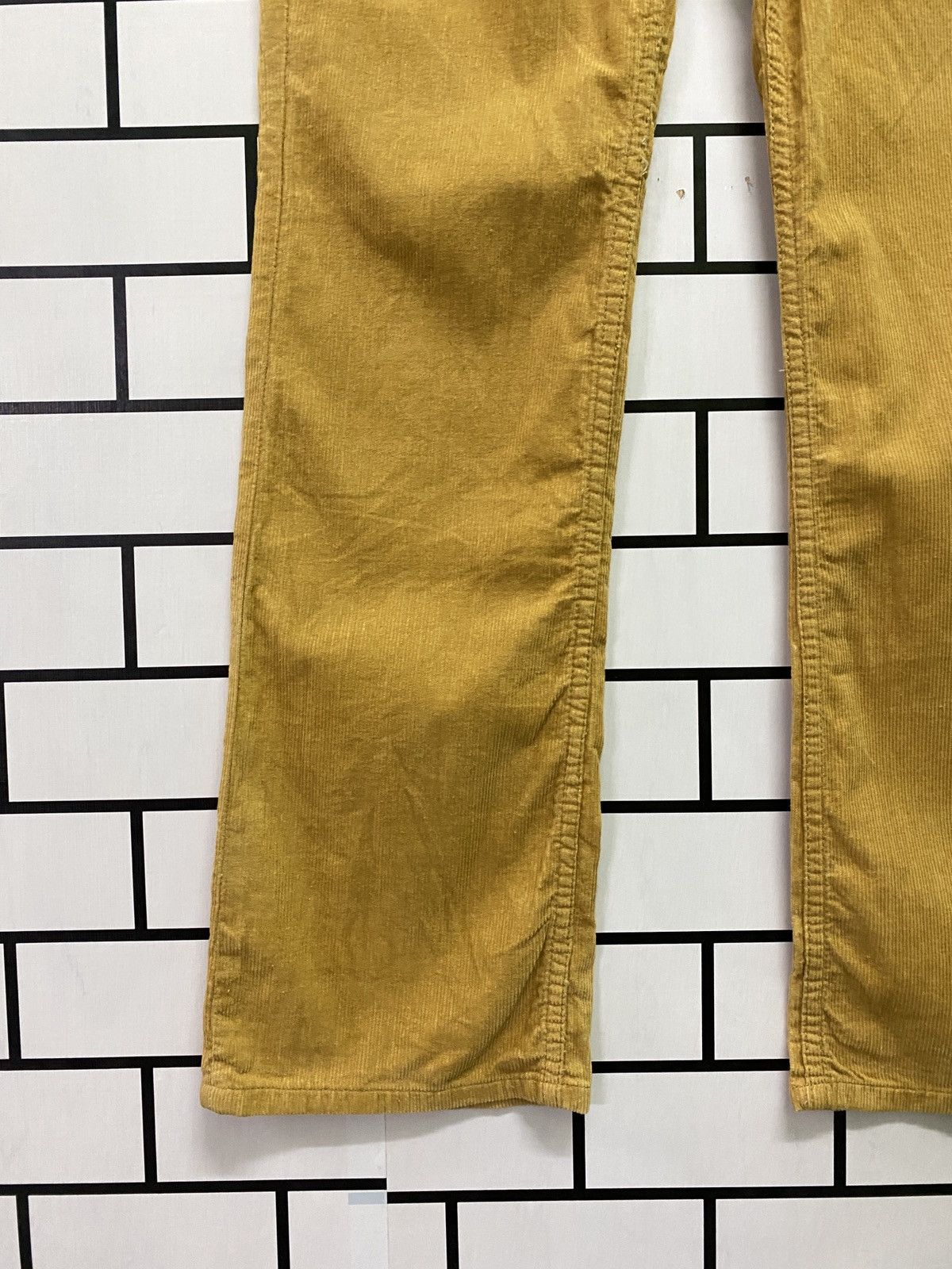 Designer - Japanese Brand Rollin Corduroy Low Rise Patches Pants - 6