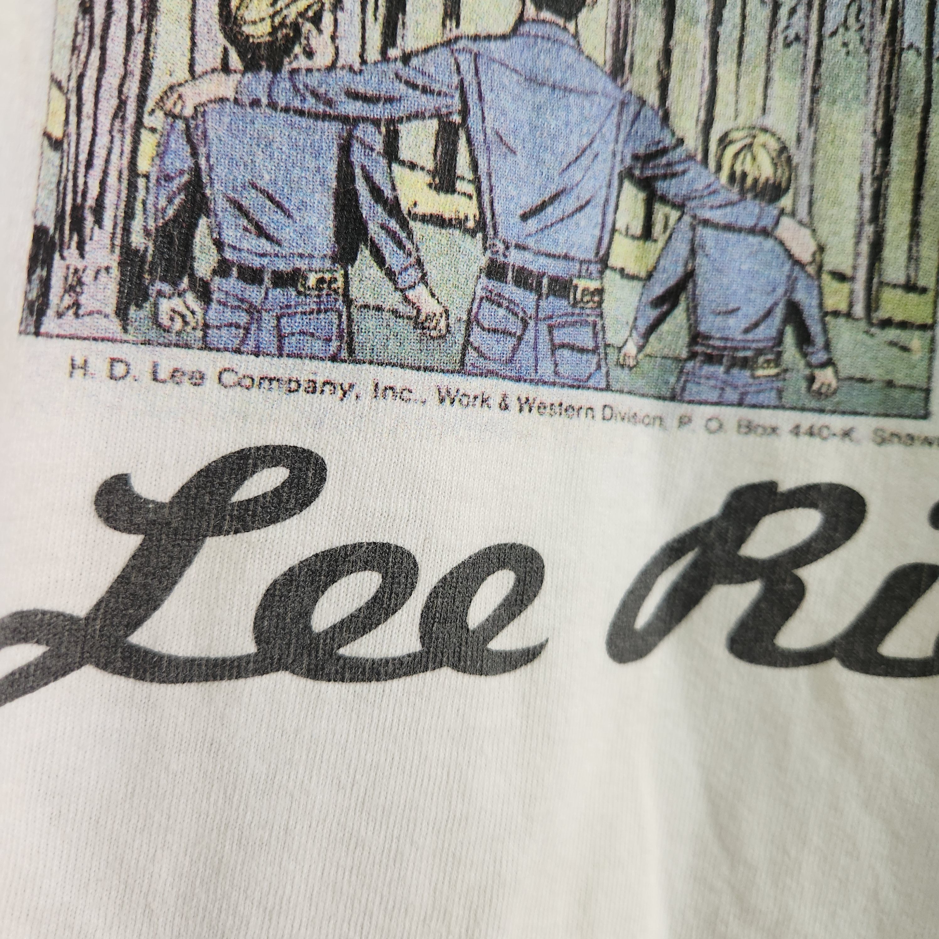 Vintage 1999 Lee Riders Japan Raglan TShirt - 3