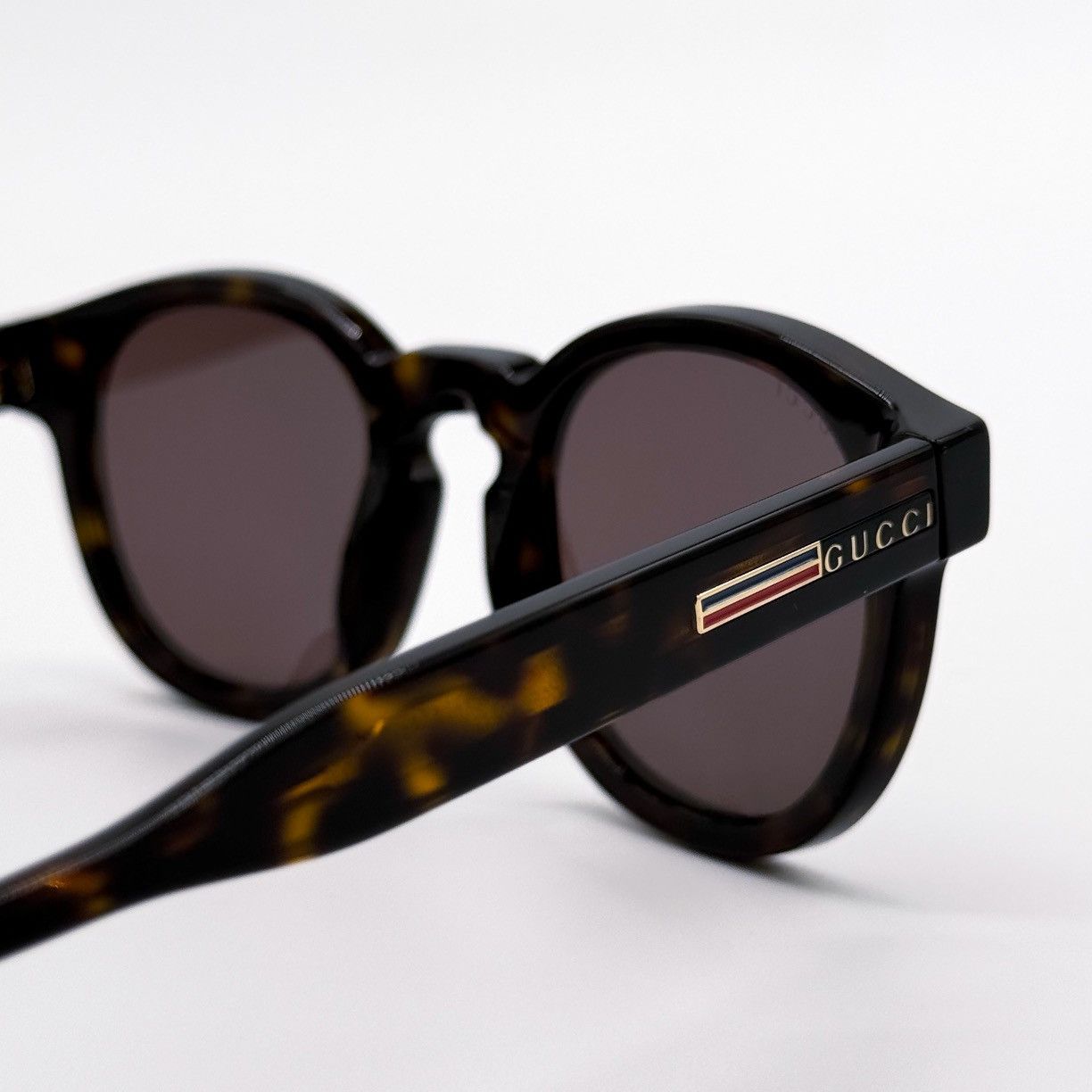 NEW GUCCI GG0825S 002 HAVANA BROWN ROUND UNISEX SUNGLASSES - 6