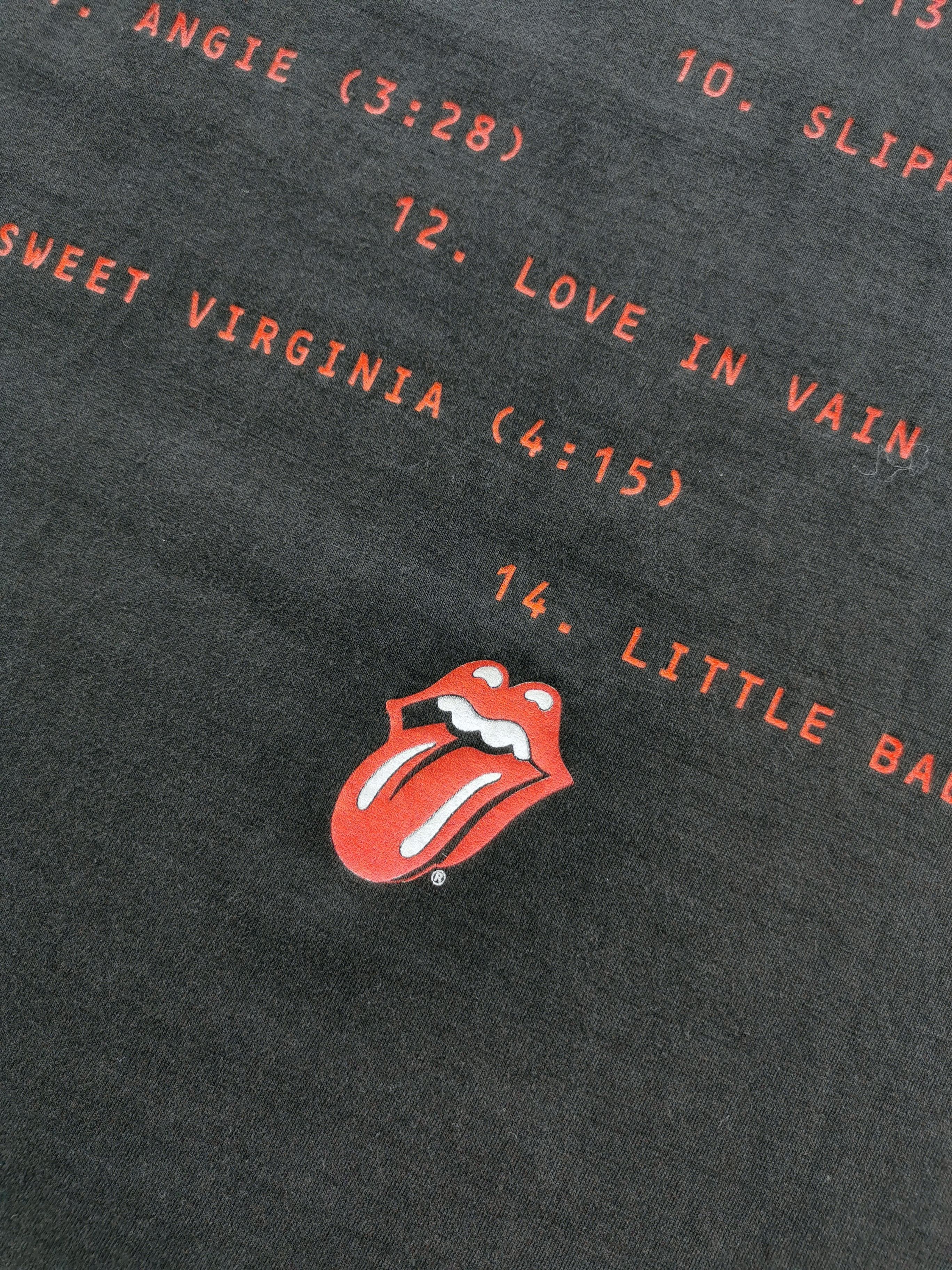 1995 The Rolling Stones Band Stripped Album Vintage Tshirt - 6