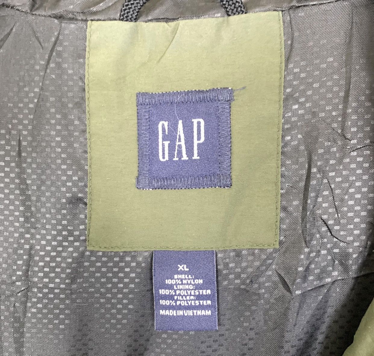 Vintage Gap Military Multi Pocket Hoodie Jacket - 9