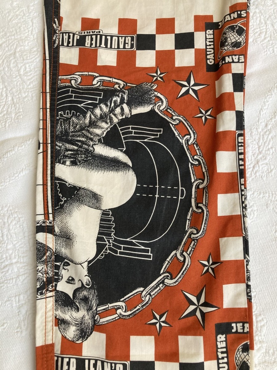 Jean paul Gaultier SS94 Handkerchief printed pants - 5