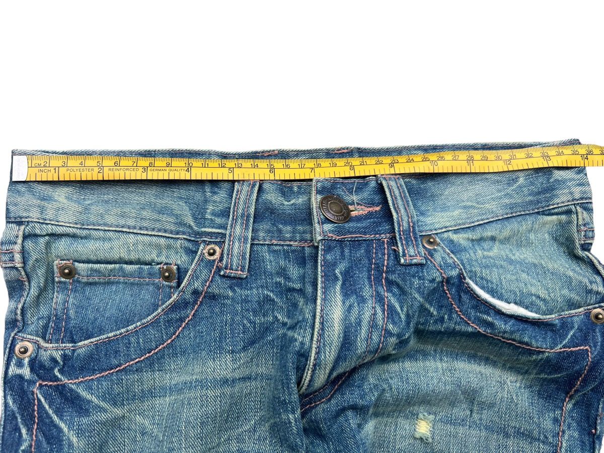Hype - Japanese Brand Distressed Mudwash Flare Denim Jeans 28x30.5 - 9