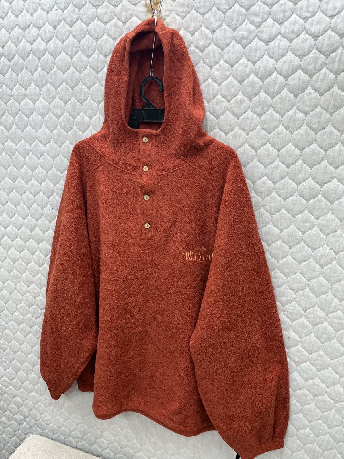 Vintage - 🔥🔥🔥STEALS VTG QUIKSILVER POLARTEC HOODIE SWEATSHIRT - 4