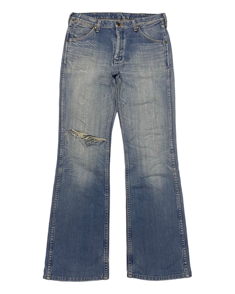 FLARED🔥WRANGLER FLARE DISTRESSED DENIM JEANS - 1