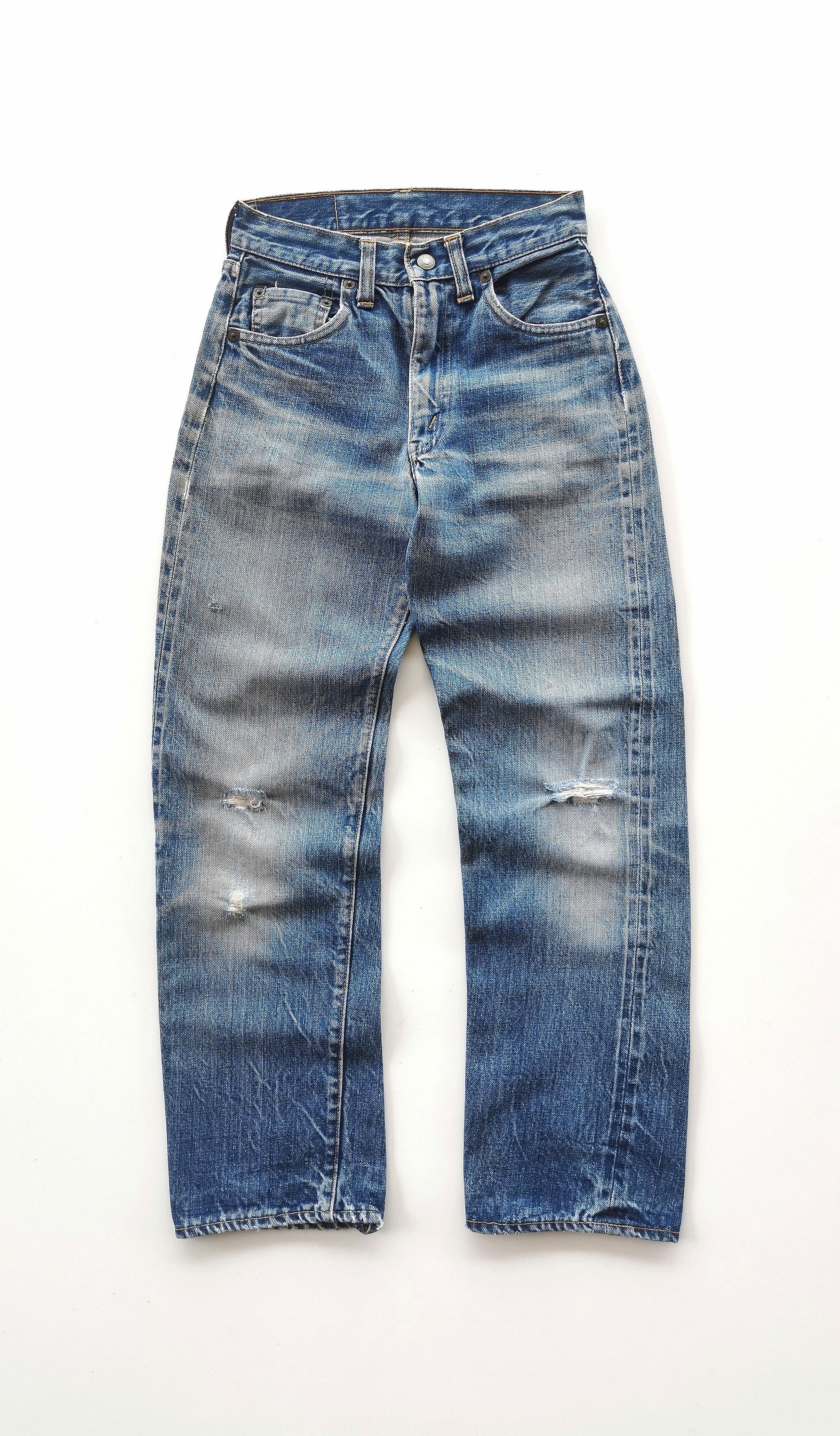 80s Vintage Levis Selvedge Jeans For Kids - 3