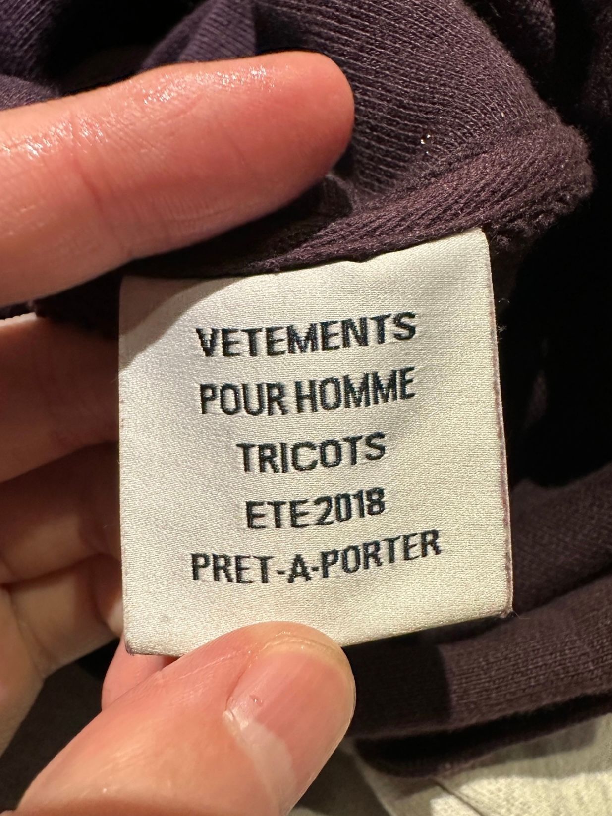 Vetements SS18 reconstructed coming soon Hoodie M - 5
