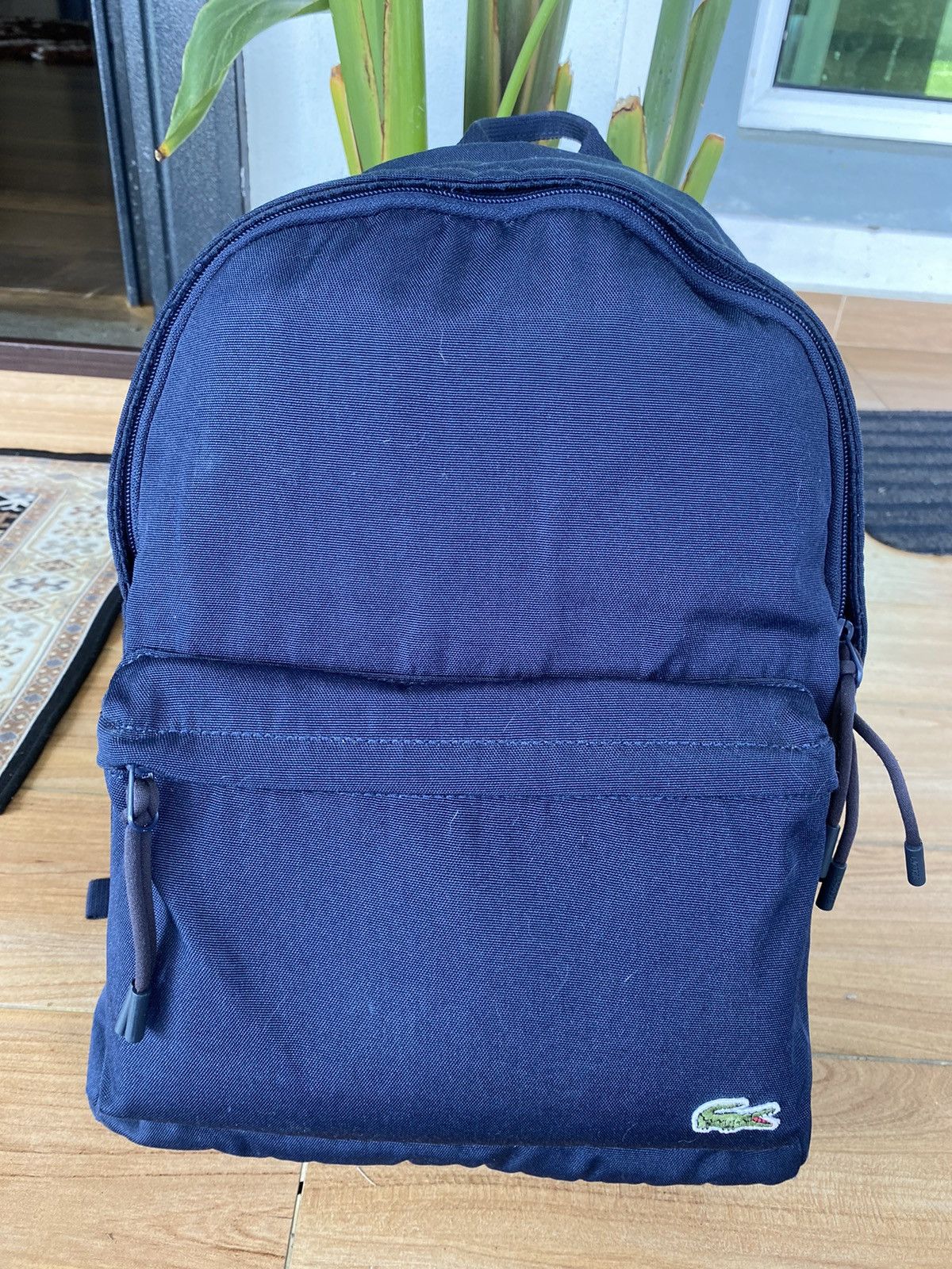 Authentic Lacoste Cotton Daily Laptop Backpack - 1