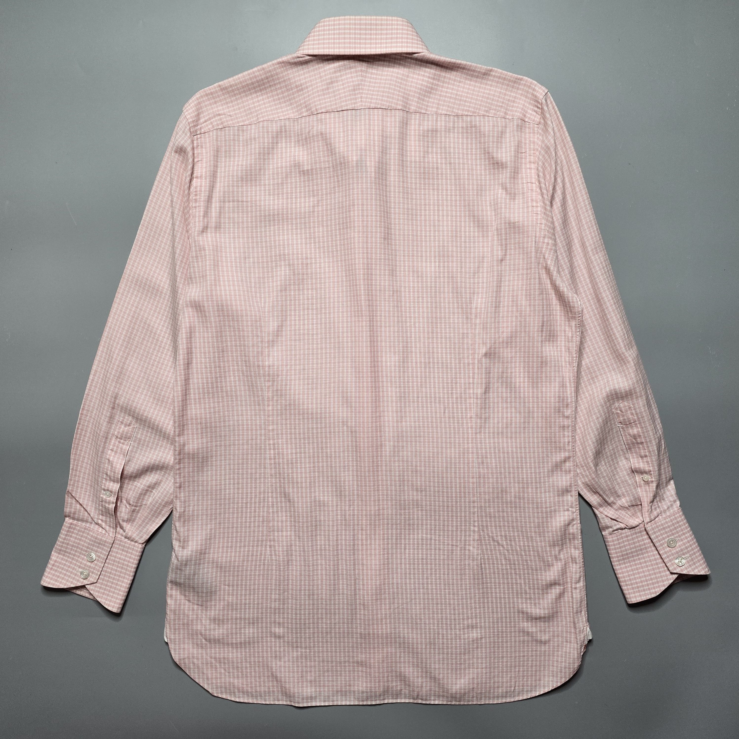 Tom Ford - Salmon Gingham Dress Shirt - 2