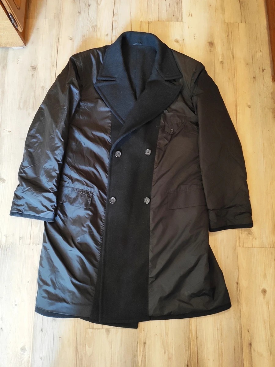 GRAIL! Reversible wool & nylon coat.Like Saint Laurent - 1