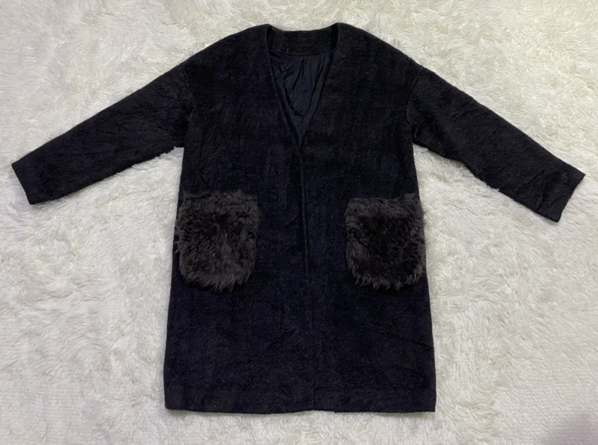 Cardigan - W Closet Single Snap Button Long Cardigan Jacket - 1