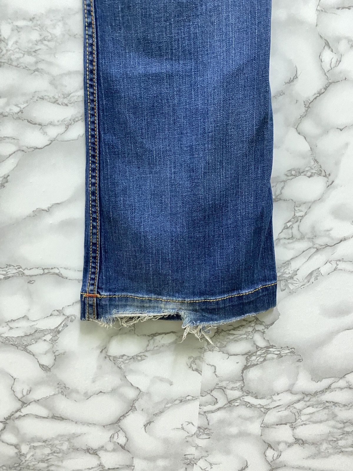 Vintage TRUE RELIGION Sammy Big T Flared Denim Jeans - 14