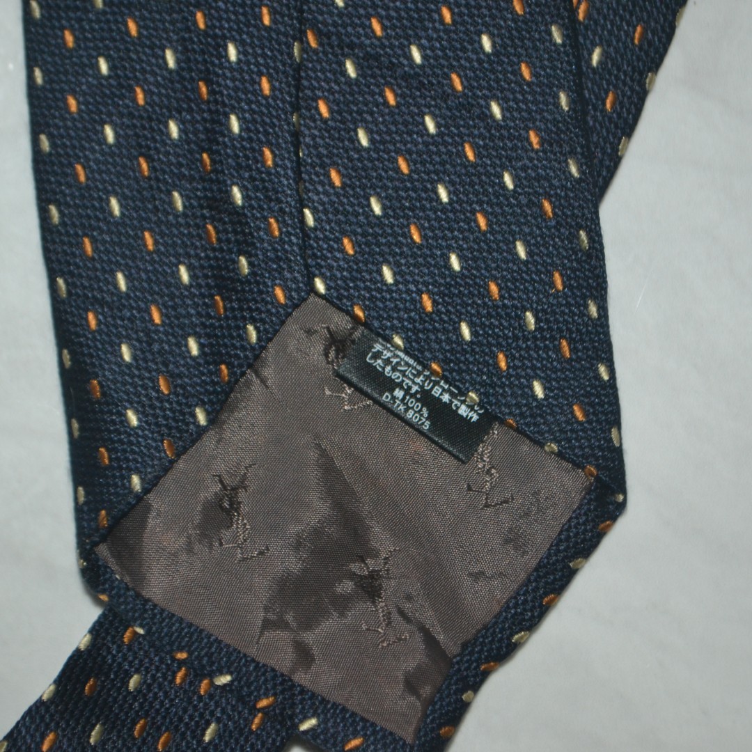 Yves Saint Laurent Neck Tie – Blue Navy - 6