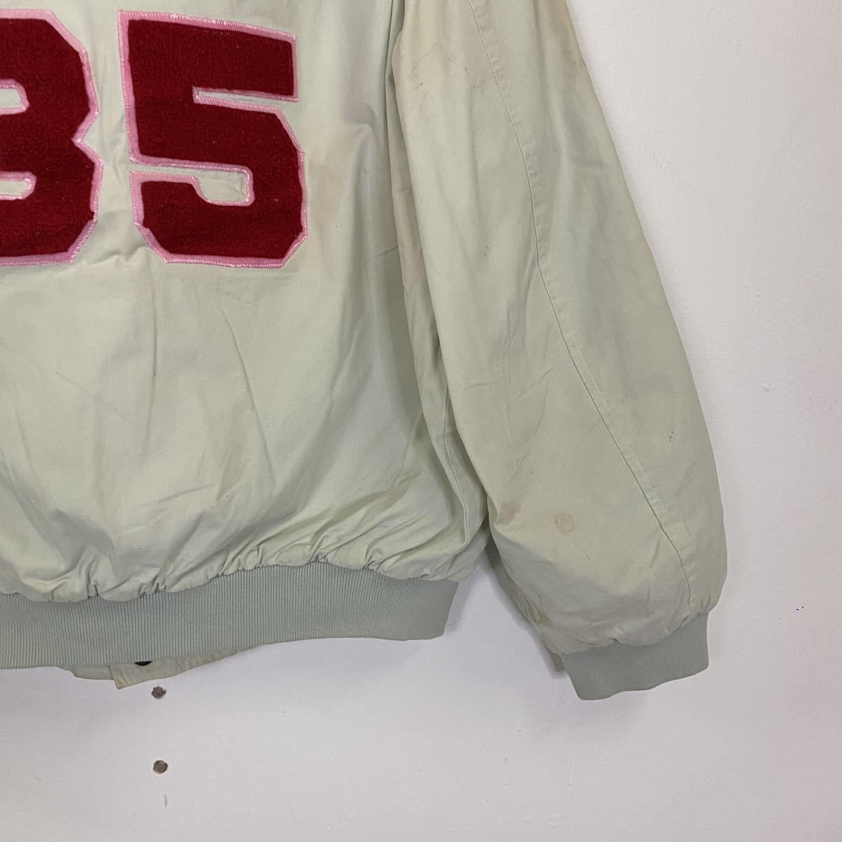 Designer - Vintage Timeless Big Logo Bomber Jacket - 3