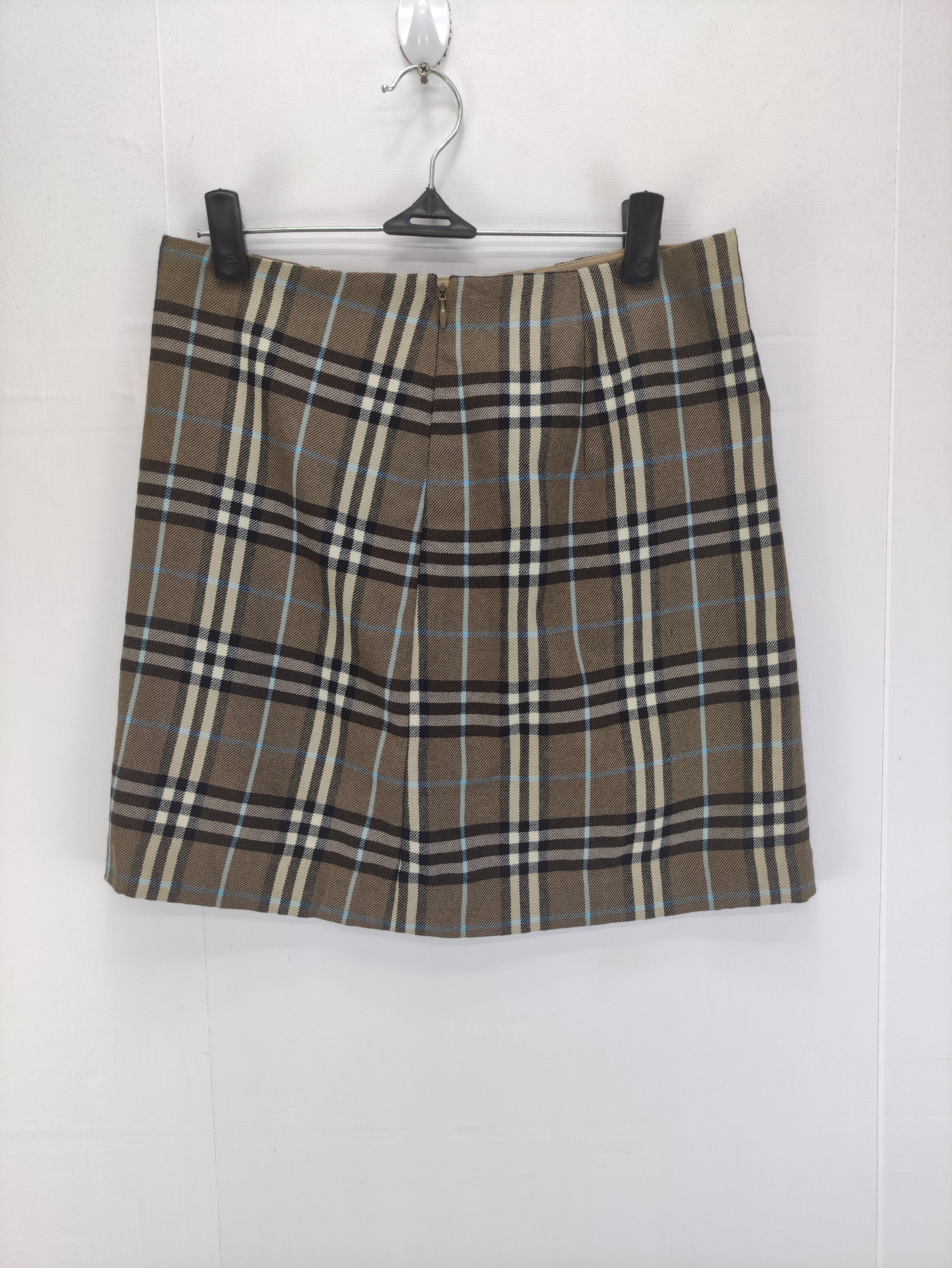 Vintage Burberry London Mini Skirt Nova Check - 1