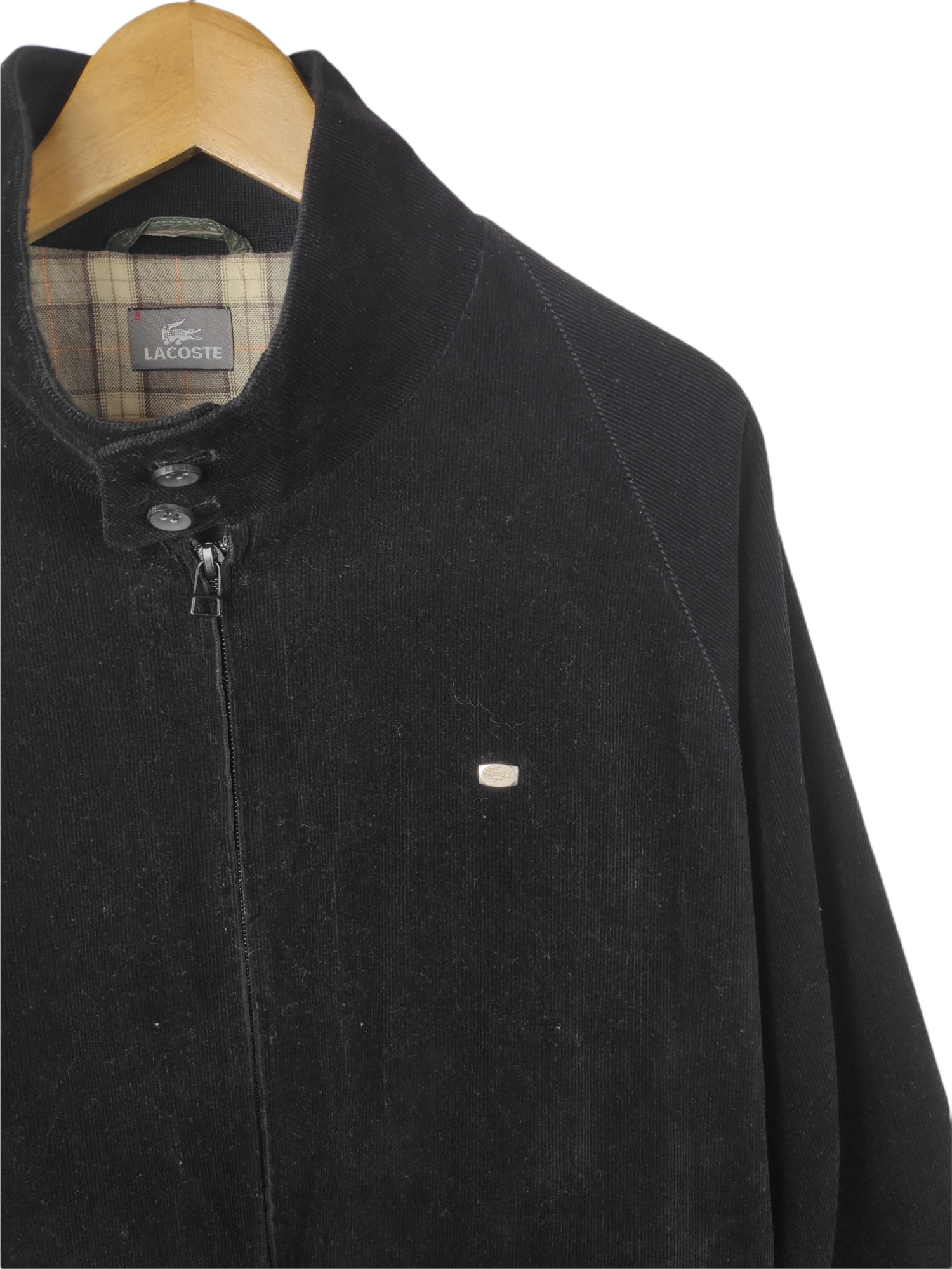 Vintage Lacoste Japan Made Corduroy Harrington Jacket - 3
