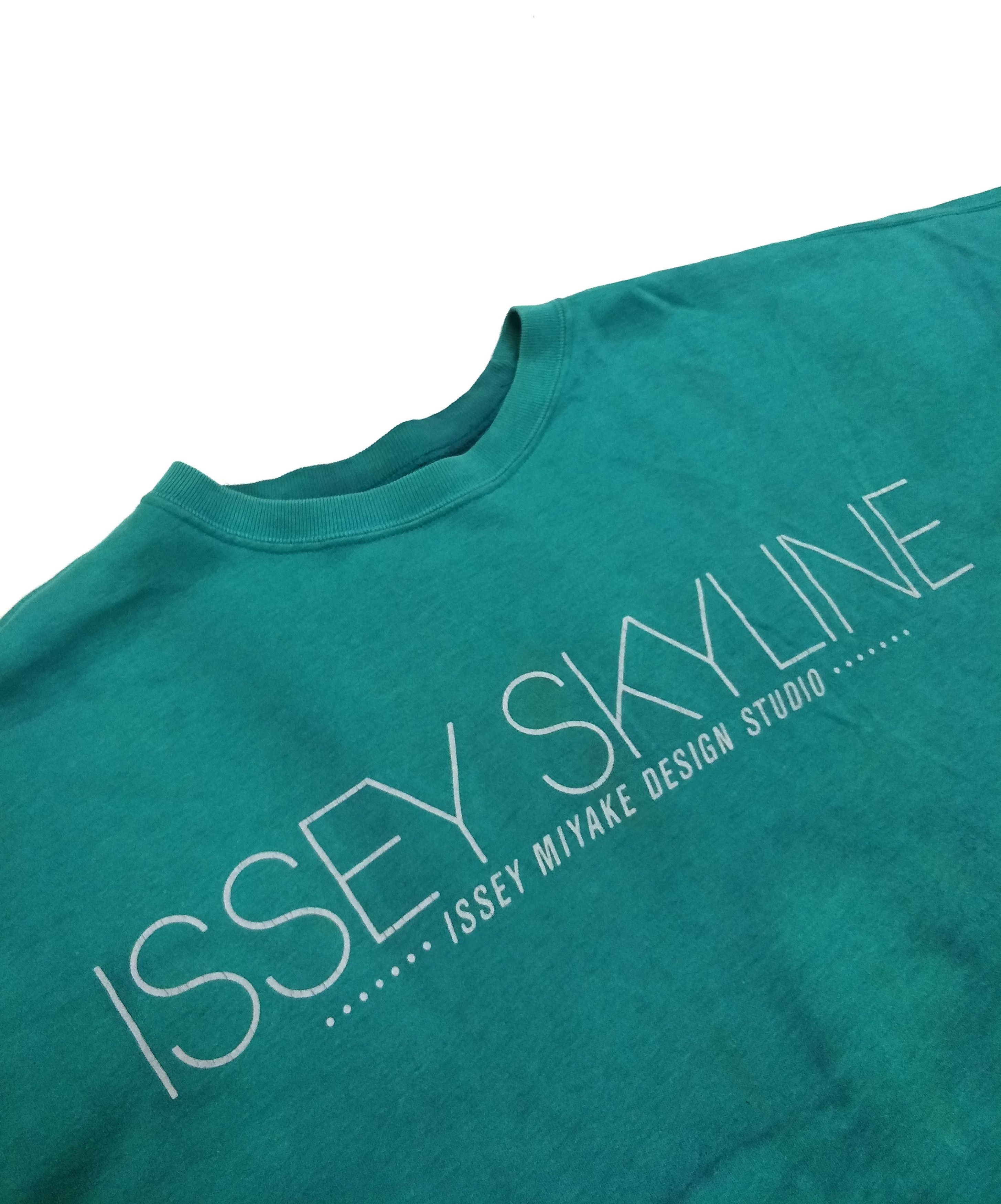 80's ISSEY SKYLINE Issey Miyake Reversible Cropped Tee - 1