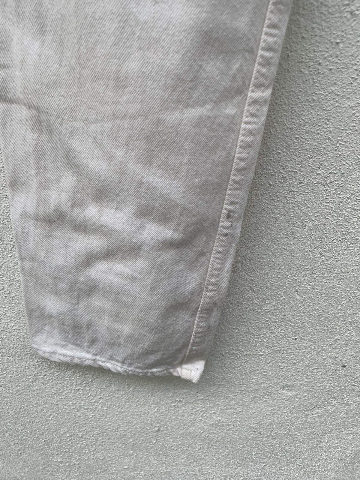 Vintage - Vintage 90s Levis 501 White Made In USA Denim Jeans - 9