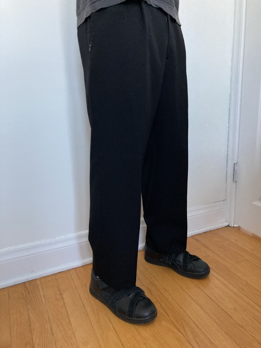 wide pocket slacks pants - 12