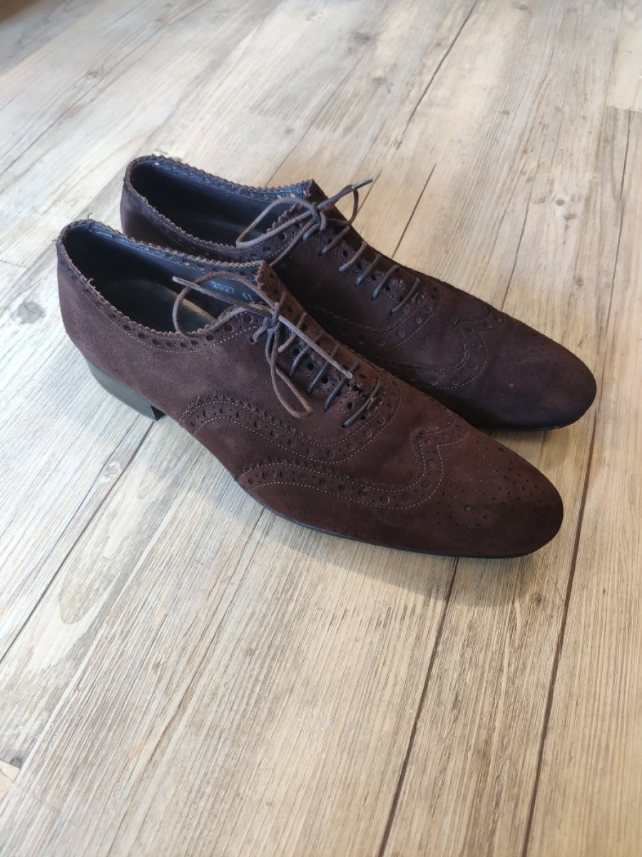 Gianni Barbato - UNIQUE! Perforated brogues.Like Saint Laurent or Dior - 9