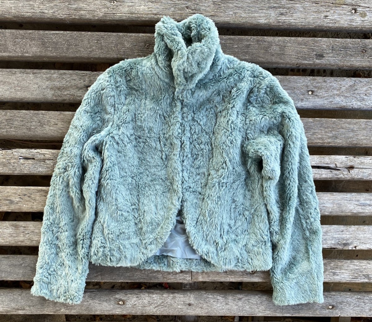 Street Fashion - Saburoku Worn Freely Deep Pile Fleece Jacket - 5