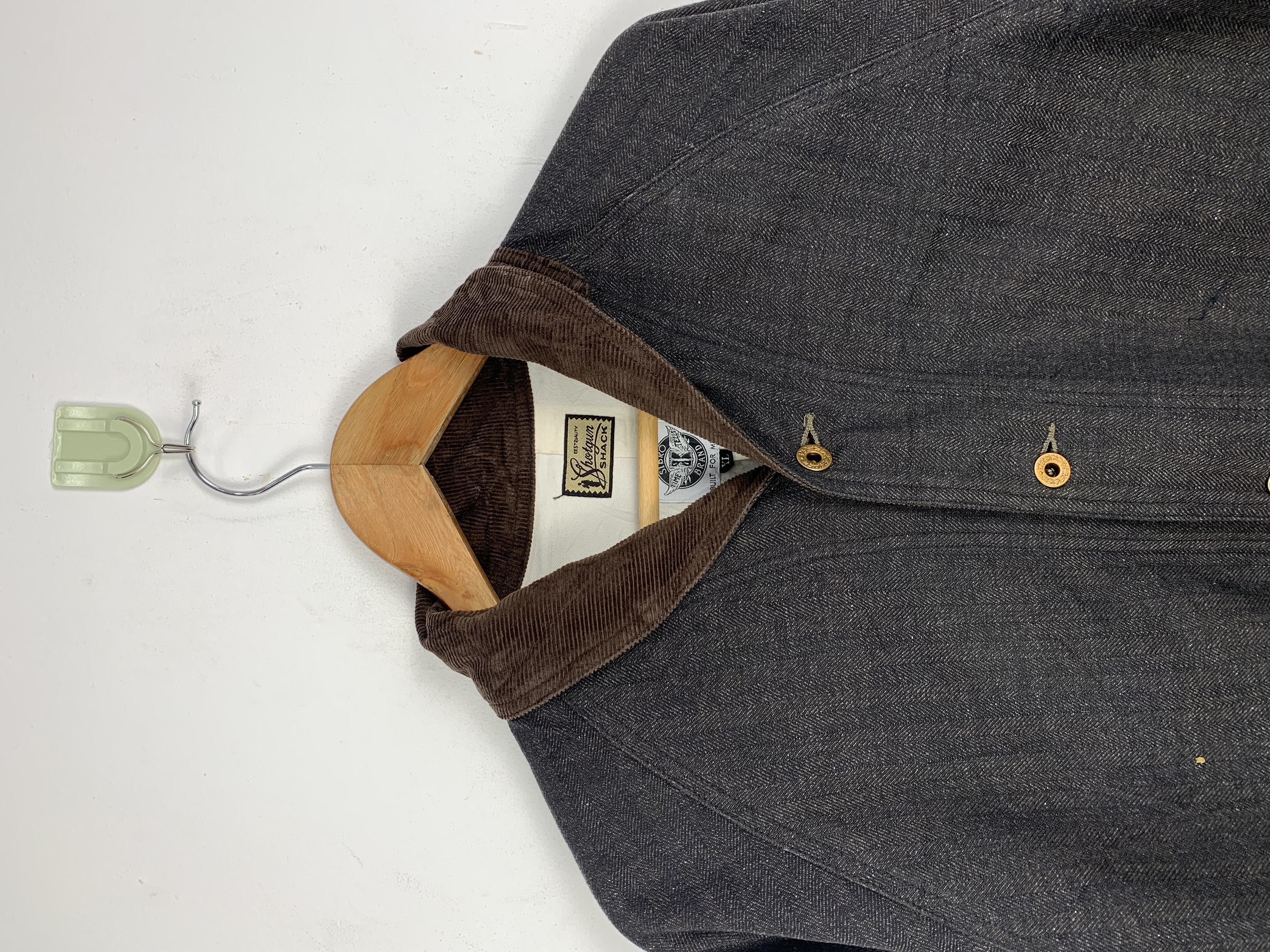 Vintage - Vintage 80s Japanese Brand Denim Jacket Leather Pocket - 5